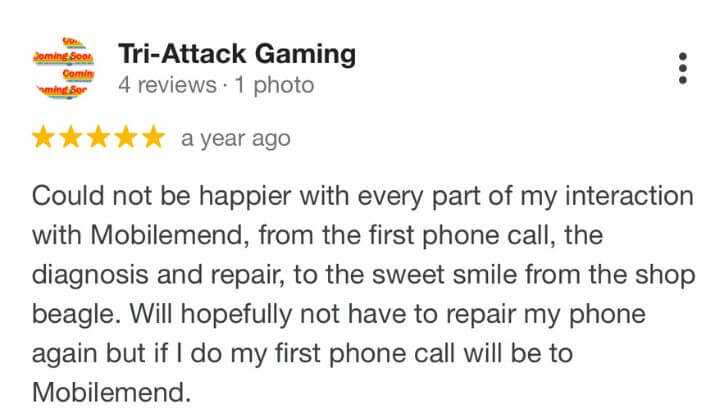 mobilemend customer review - Tri-Attack Gaming